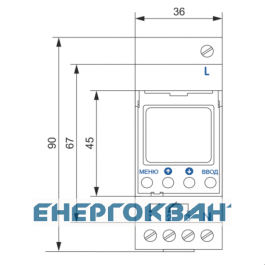 Таймер Новатек-Електро РЕВ-225