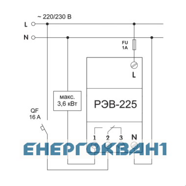 Таймер Новатек-Електро РЕВ-225
