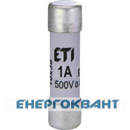 Запобіжник CH 10x38 gG 1A 500В ETI