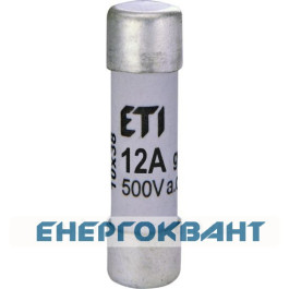 Запобіжник CH 10x38 gG 12A 500В ETI