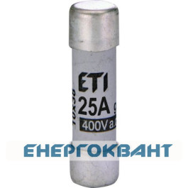 Запобіжник CH 10x38 gG 25A 400В ETI