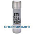 Запобіжник CH 10x38 gG 32A 400В ETI Запобіжник CH 10x38 gG 32A 400В ETI