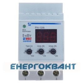 Реле напруги з захистом від перегріву Новатек-Електро РН-125Т 25А