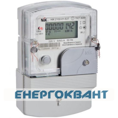 Лічильник NIK 2102-01.Е2Т (5-60А)