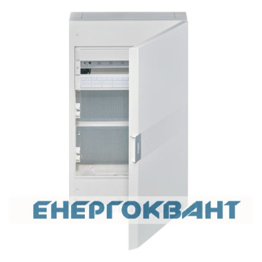 Дворядний гібридний щит Hager Vega VB318MMP 18M з білої дверцятами Дворядний гібридний щит Hager Vega VB318MMP 18M з білої дверцятами