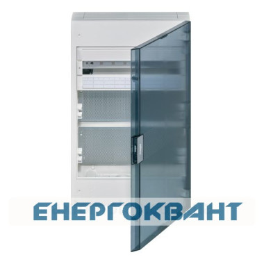 Дворядний гібридний щит Hager Vega VB318MMT 18M з прозорими дверцятами Дворядний гібридний щит Hager Vega VB318MMT 18M з прозорими дверцятами