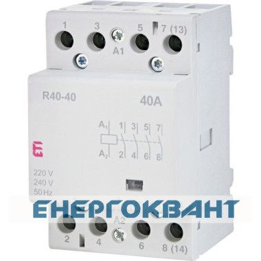 Контактор ETI 002463410 R 40-40 230V AC 40A (AC1)