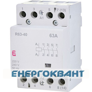 Контактор ETI 002463450 R 63-40 230V AC 63A (AC1)