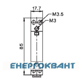 Контактор ETI 002463502 R 25-20 230V AC 25A (AC1)