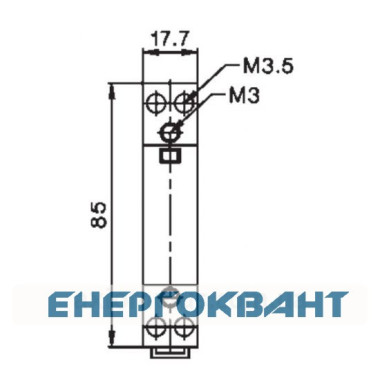 Контактор ETI 002463504 R 25-11 230V AC 25A (AC1)
