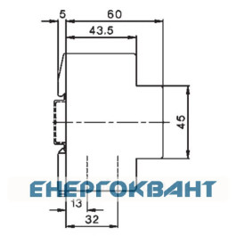 Контактор ETI 002463500 R 25-10 230V AC 25A (AC1)