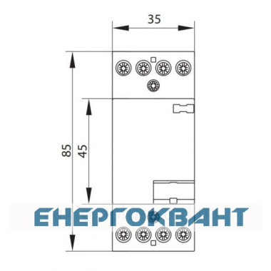 Контактор ETI 002464094 RA 25-40 230V AC