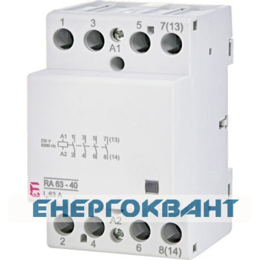 Контактор ETI 002464096 RA 63-40 230V AC