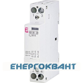 Контактор ETI 002464004 RD 20-20 (230V AC / DC) (AC1)