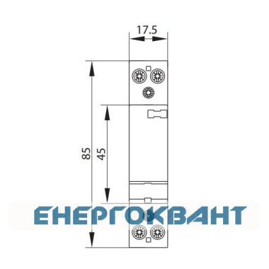 Контактор ETI 002464004 RD 20-20 (230V AC / DC) (AC1)
