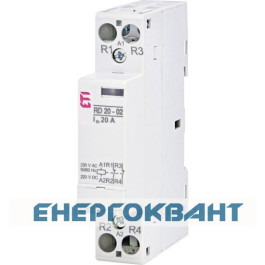 Контактор ETI 002464008 RD 20-02 (230V AC / DC) (AC1)