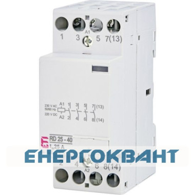 Контактор ETI 002464010 RD 25-40 (230V AC / DC) (AC1)