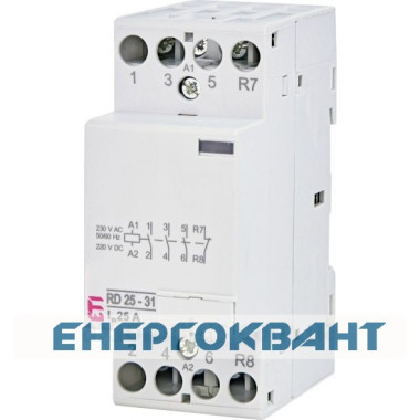 Контактор ETI 002464012 RD 25-31 (230V AC / DC) (AC1)