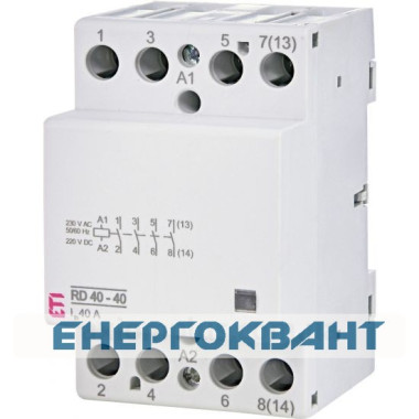 Контактор ETI 002464018 RD 40-40 (230V AC / DC) (AC1)