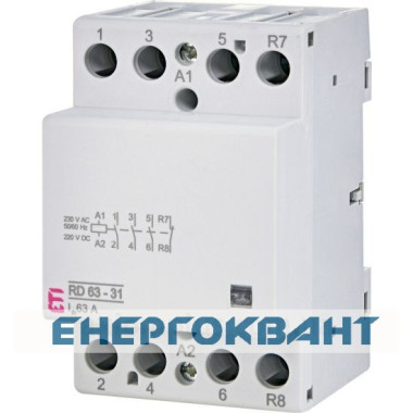 Контактор ETI 002464028 RD 63-31 (230V AC / DC) (AC1)