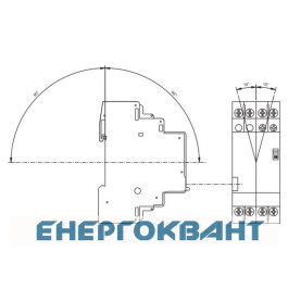 Контактор ETI 002464032 R-R 20-10-R 230V AC 20A (AC1) з ручним управлінням