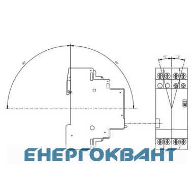 Контактор ETI 002464054 RD 25-40-R-230V AC / DC (AC1) з ручним управлінням