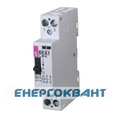 Контактор ETI 002464032 R-R 20-10-R 230V AC 20A (AC1) з ручним управлінням