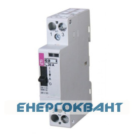 Контактор ETI 002464044 R-R 20-11-R 230V AC 20A (AC1) з ручним управлінням