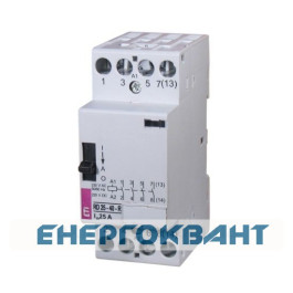 Контактор ETI 002464052 R-R 25-40-R 230V AC 25A (AC1) з ручним управлінням