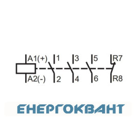 Контактор ETI 002464058 RD-R 25-31 230V AC / DC (ручне управління)