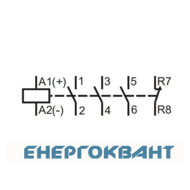 Контактор ETI 002464058 RD-R 25-31 230V AC / DC (ручне управління)