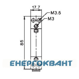 Контактор ETI 002461220 R 20-11 230V AC 20A (AC1)