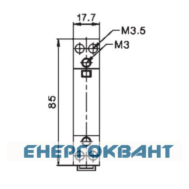 Контактор ETI 002461220 R 20-11 230V AC 20A (AC1)