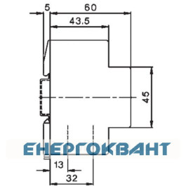 Контактор ETI 002461210 R 20-20 230V AC 20A (AC1)