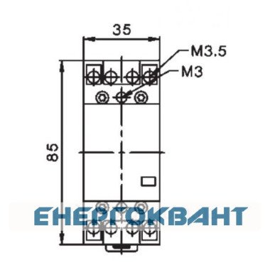 Контактор ETI 002462310 R 25-40 230V AC 25A (AC1)