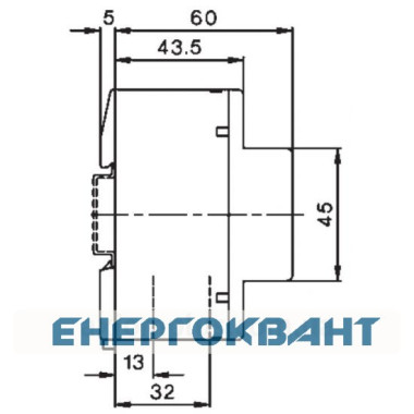 Контактор ETI 002462310 R 25-40 230V AC 25A (AC1)