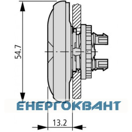 Головка кнопки Eaton Moeller M22-DDL-GR
