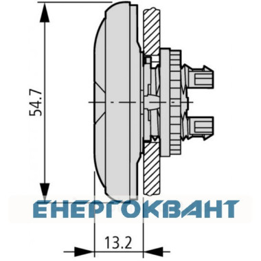 Головка кнопки Eaton Moeller M22-DDL-GR Головка кнопки Eaton Moeller M22-DDL-GR