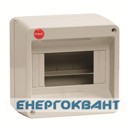 Щит настінний DKC Ram Base 6 модулів без дверей RAL 7035