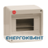 Щит настінний DKC Ram Base 6 модулів без дверей RAL 7035