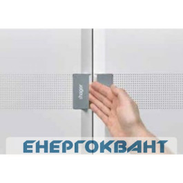Дворядний гібридний щит Hager Vega VB318MMT 18M з прозорими дверцятами