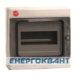 Щит настінний DKC Ram Base на 8 модулів з дверцятами RAL7035