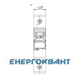 Автоматичний вимикач ETI 002111515 ETIMAT 6 1p B 13А (6 kA)