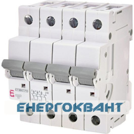 Автоматичний вимикач ETI 274041101 ETIMAT P10 3p + N C 40A (10kA)