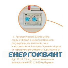 Автоматичний вимикач ETI 004671022 EB2 125 / 3L 32А 3р (25кА)