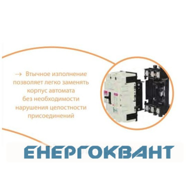 Автоматичний вимикач ETI 004671025 EB2 125 / 3L 100А 3р (25кА)