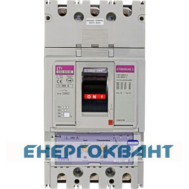 Автоматичний вимикач ETI 004671112 EB2 400 / 3E 400А 3р (50кА)