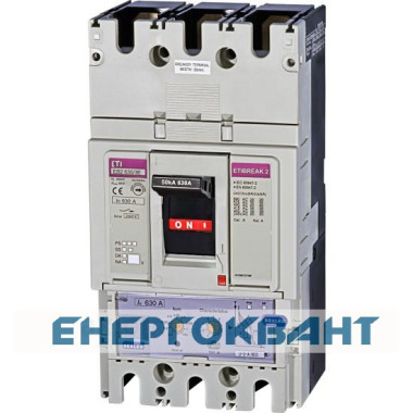 Автоматичний вимикач ETI 004671127 EB2 630 / 3E 630А 3р (50кА) Автоматичний вимикач ETI 004671127 EB2 630 / 3E 630А 3р (50кА)