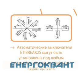 Автоматичний вимикач ETI 004671831 EB2S 160 / 3SF 40A 3P (25kA фіксовані настройки)