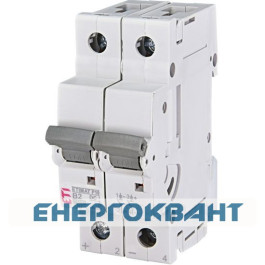 Автоматичний вимикач ETI 696321104 ETIMAT P10 / R-DC 2p C 63A (10kA)